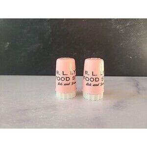 R. L. Lytle Food Store Bob And Grace Lytle Plastic Salt And Pepper Shakers